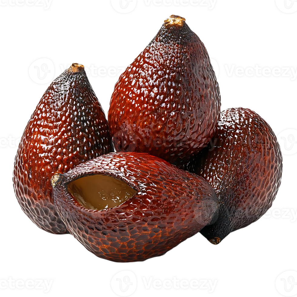 Fresh Salak Fruit, Also Known as Snake Fruit, with a Transparent Background png