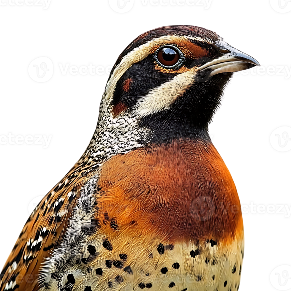 Stunning Portrait of a Tibetan Partridge with Transparent Background png