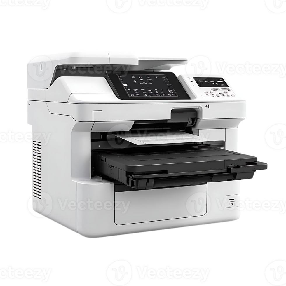 All-in-One Printer with Transparent Background, High-Speed Printing and Scanning for Home and Office png