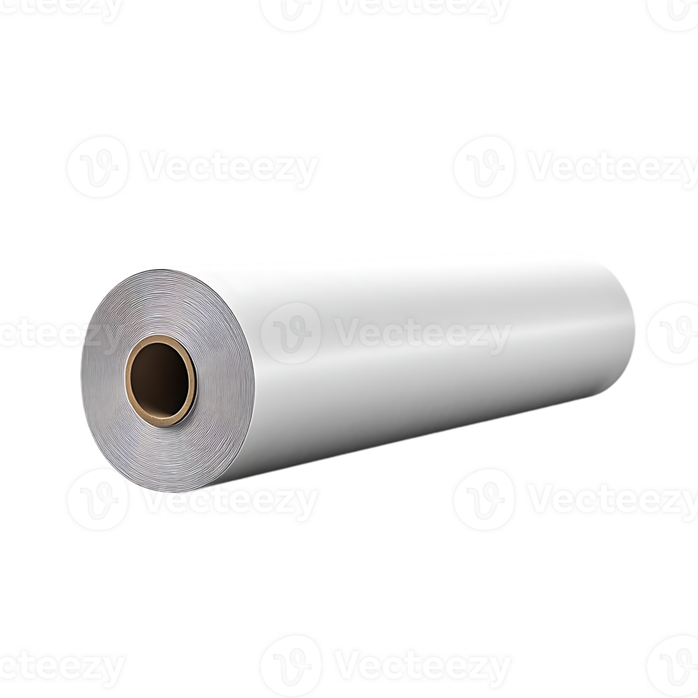 White Paper Roll with Transparent Background for Your Next Design Project png