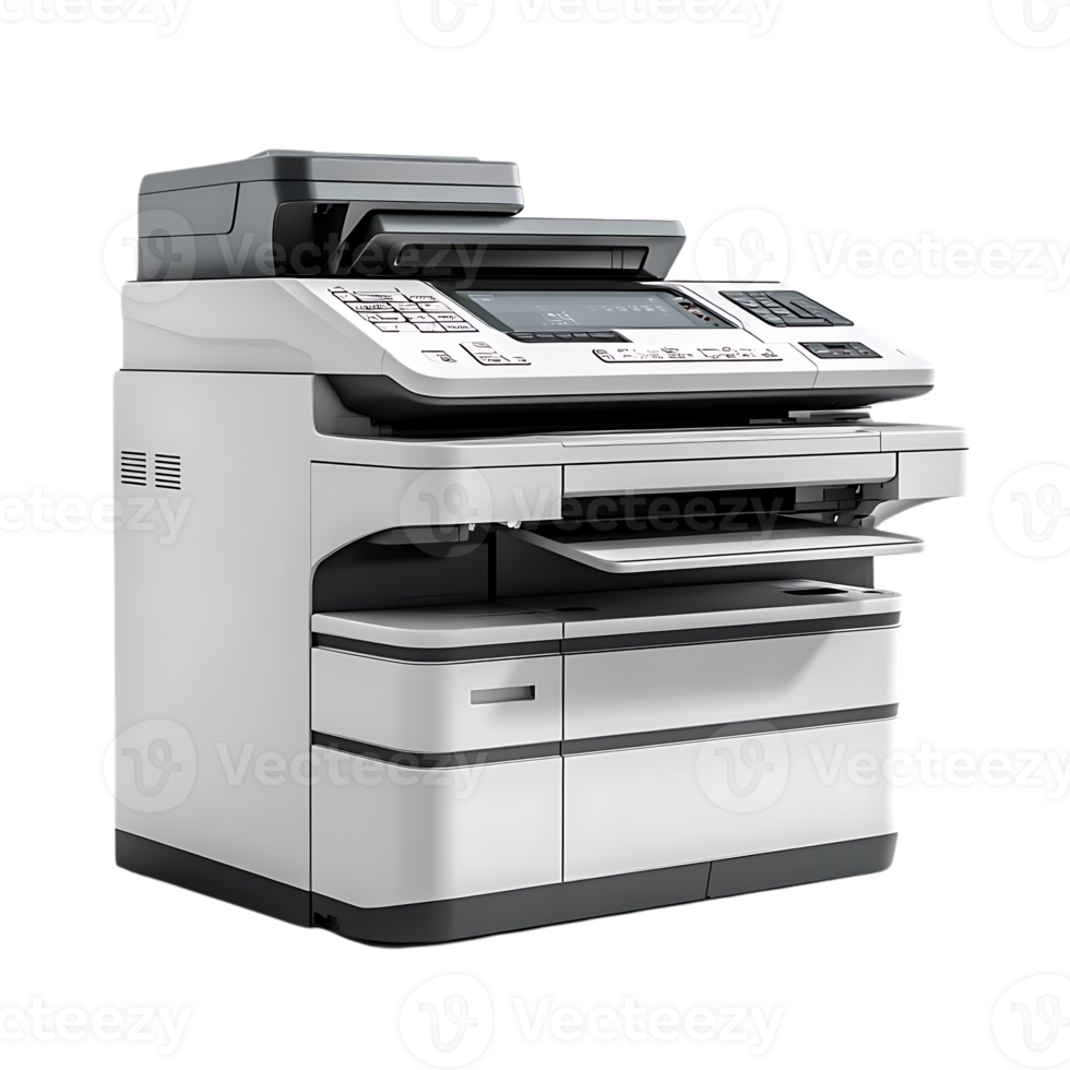 High-Quality Multifunction Printer with a Transparent Background for Professional Printing Needs png