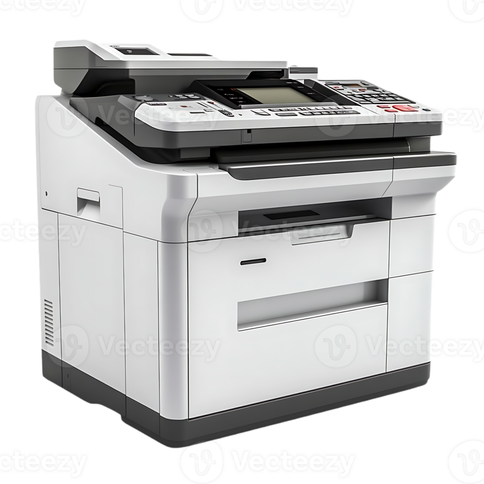 Multifunction Printer with Transparent Background, Document Scanner for Office and Home, High-Speed Printing with Mobile Connectivity png