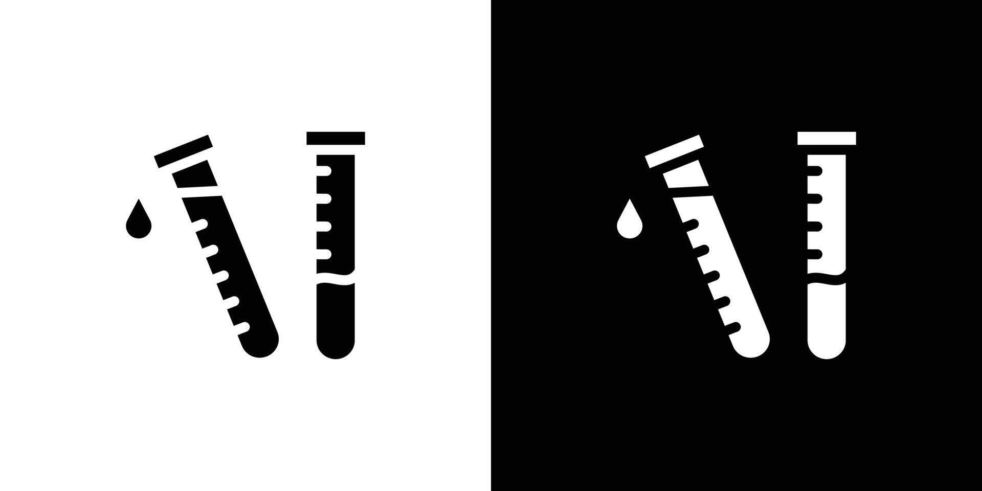 Laboratory test icon Flat fill set collection vector