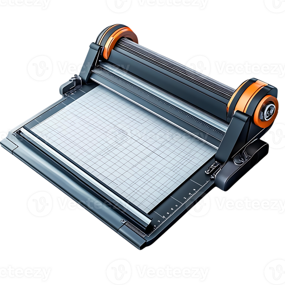 Rotary Paper Cutter with Transparent Background, Precision Cutting Tool for Paper, Cardstock, and More png