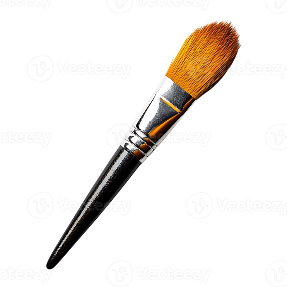 A Single Paintbrush with a Transparent Background for Artists and Creatives png