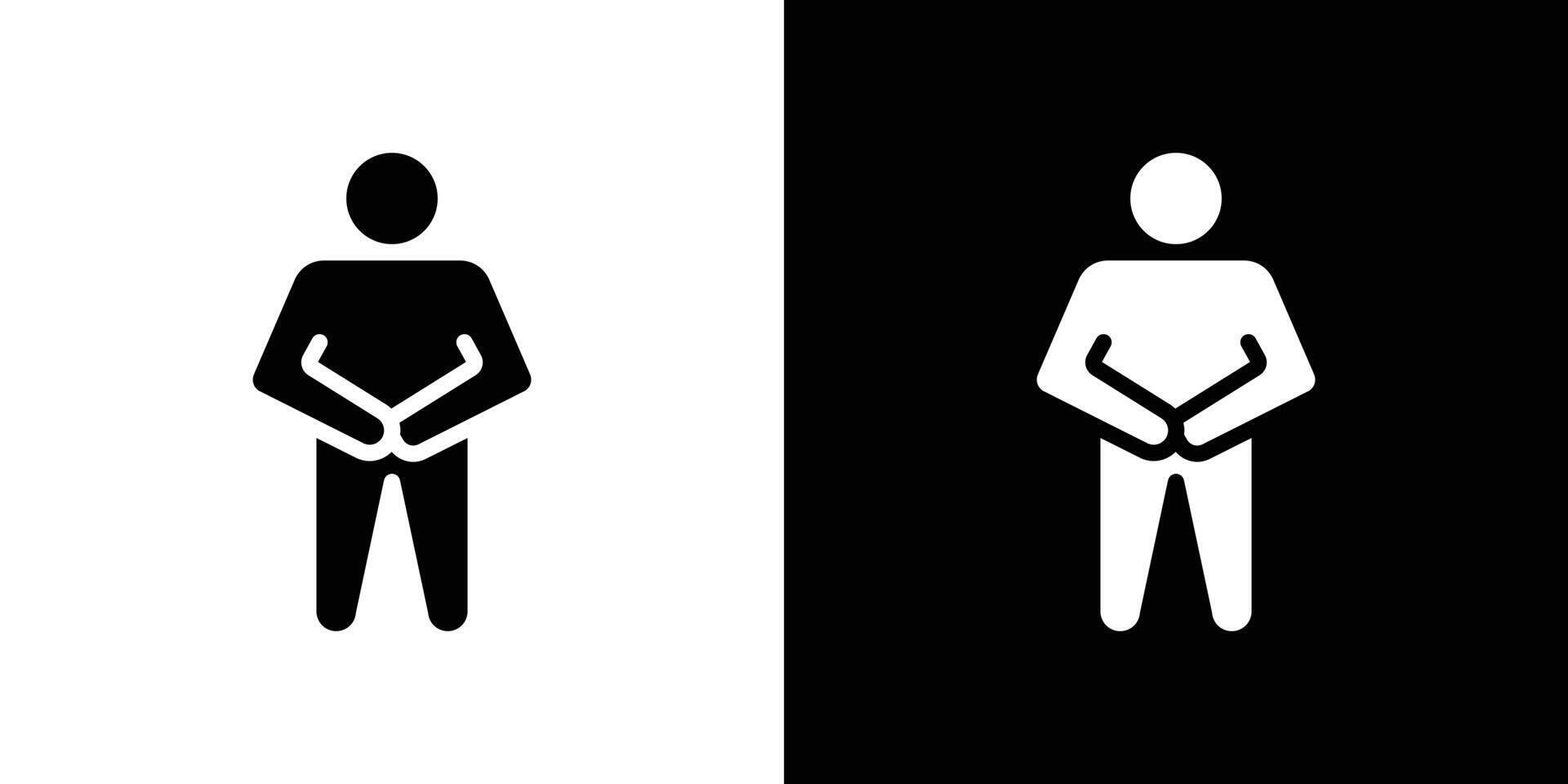 Indigestion icon Flat fill set collection vector