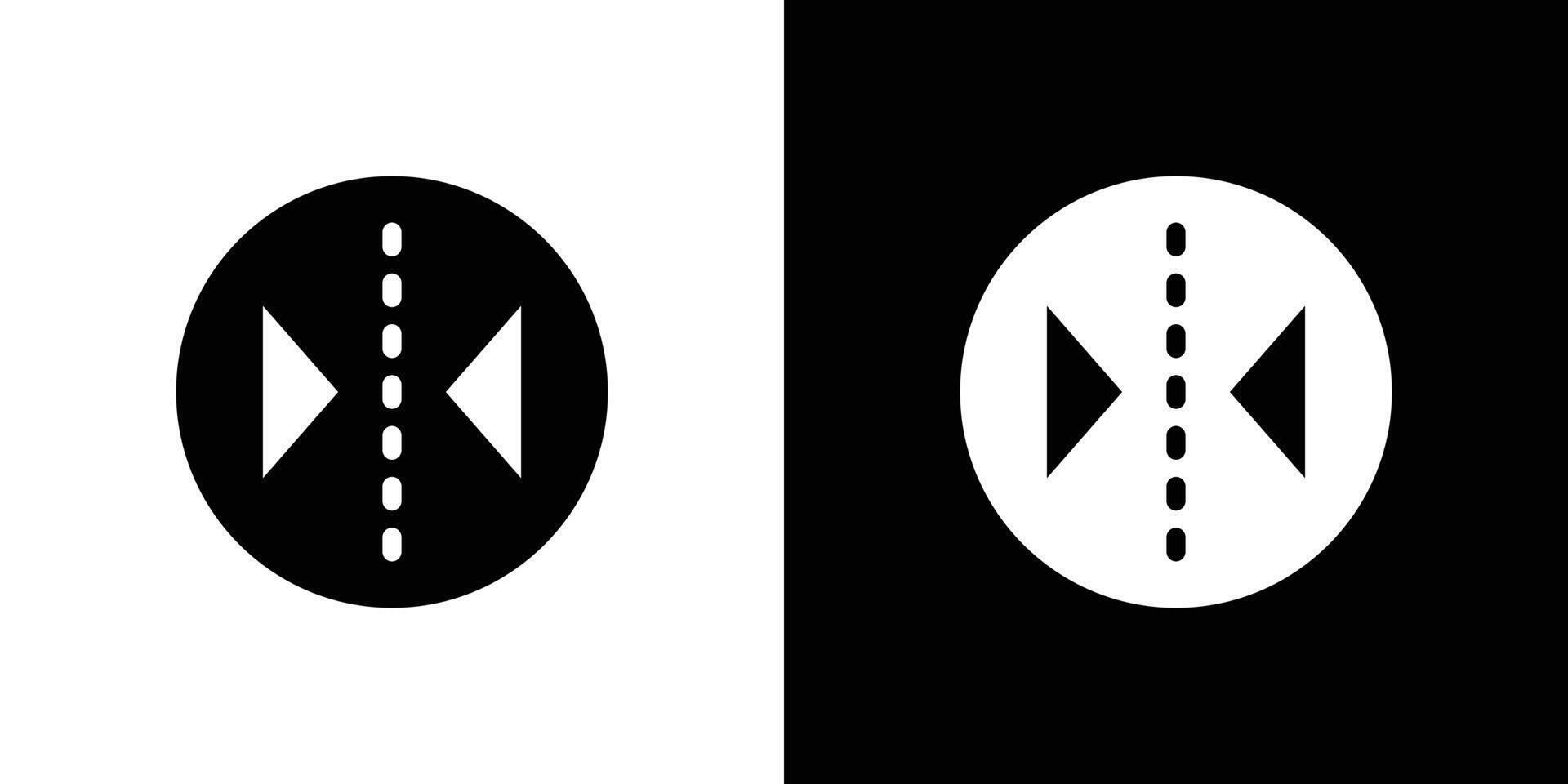Reflect tool icon Flat fill set collection vector