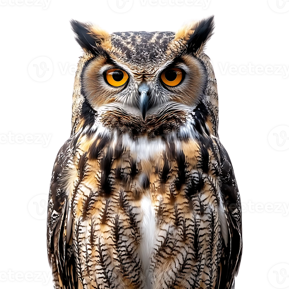 een majestueus uil met transparant achtergrond png