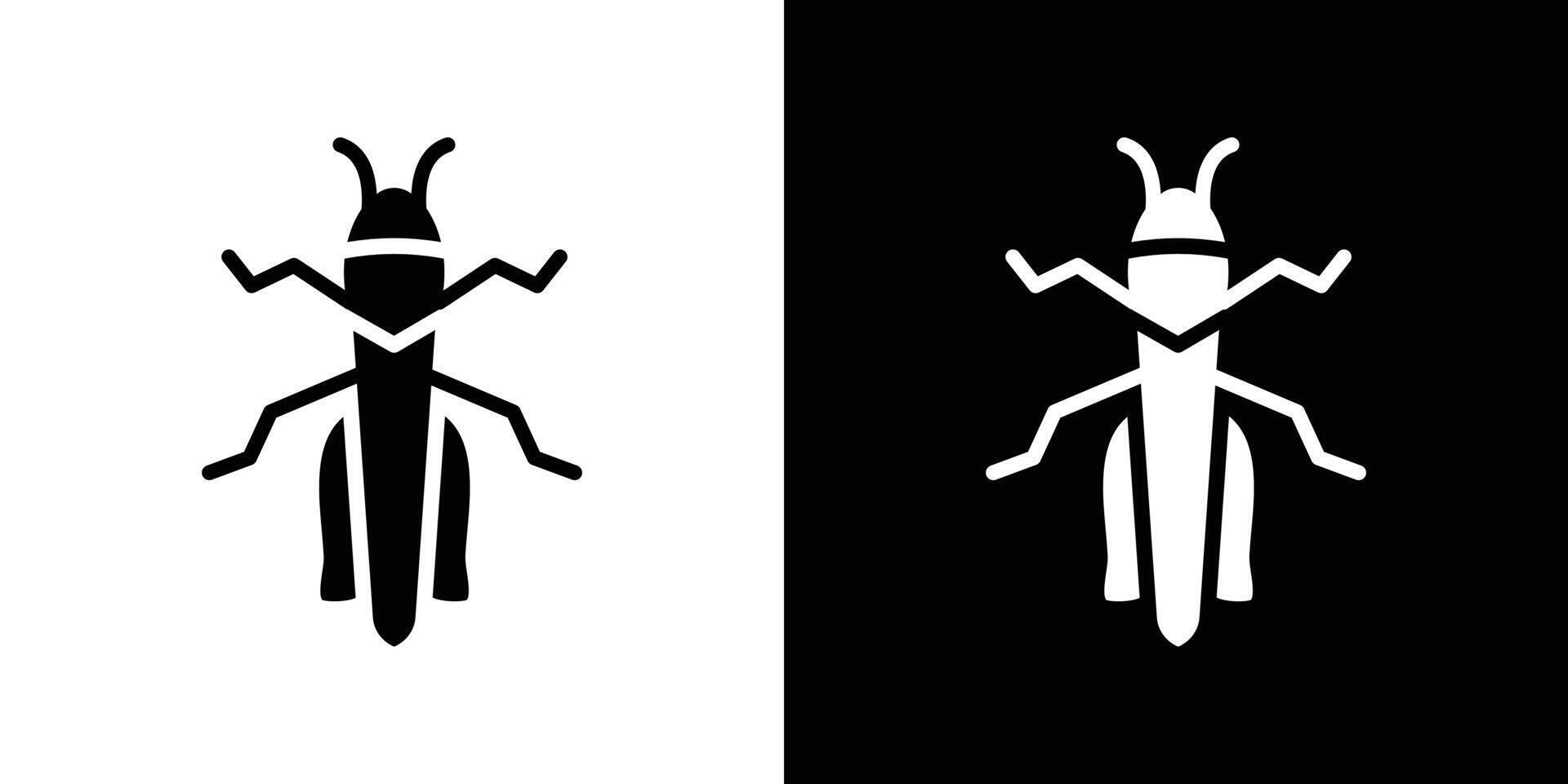 Grasshopper icon Flat fill set collection vector