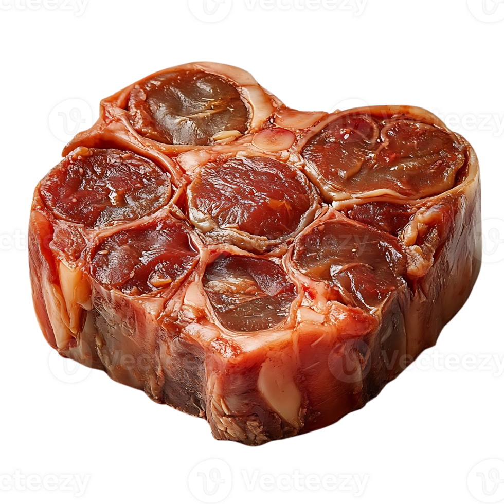 Raw Beef Shank with Transparent Background for Delicious Recipes png