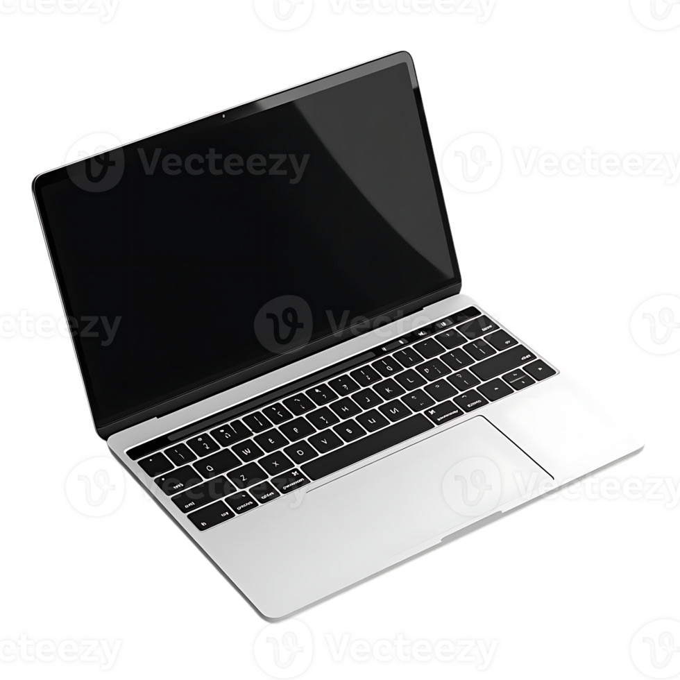 Laptop with Transparent Background, Modern Design for Work and Play, Sleek and Powerful, Ideal for Business and Entertainment png