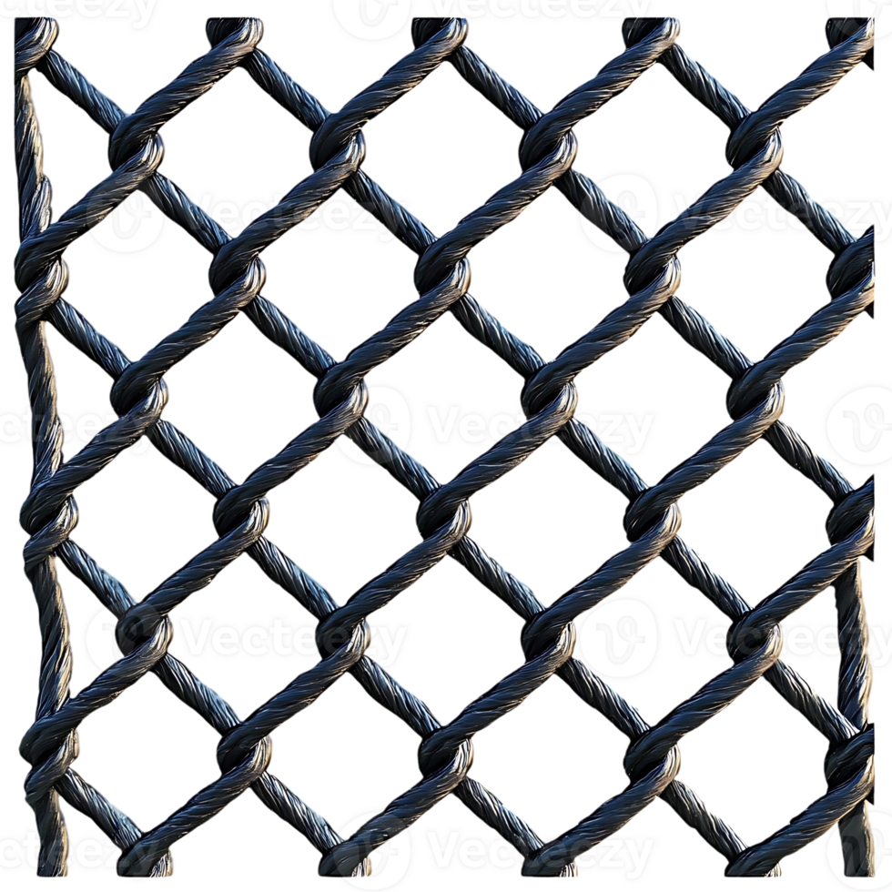 Black Rope Net with Transparent Background png