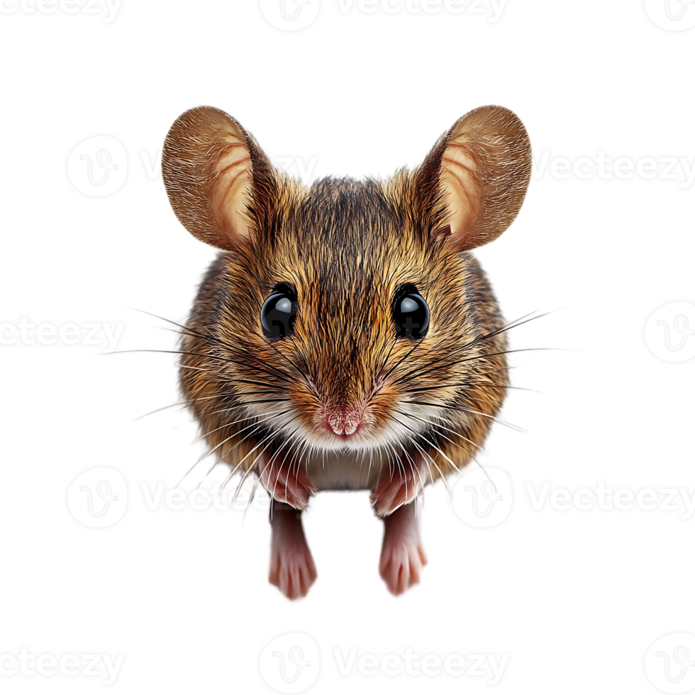 schattig muis met transparant achtergrond gluren door gat - aanbiddelijk knaagdier met groot ogen png