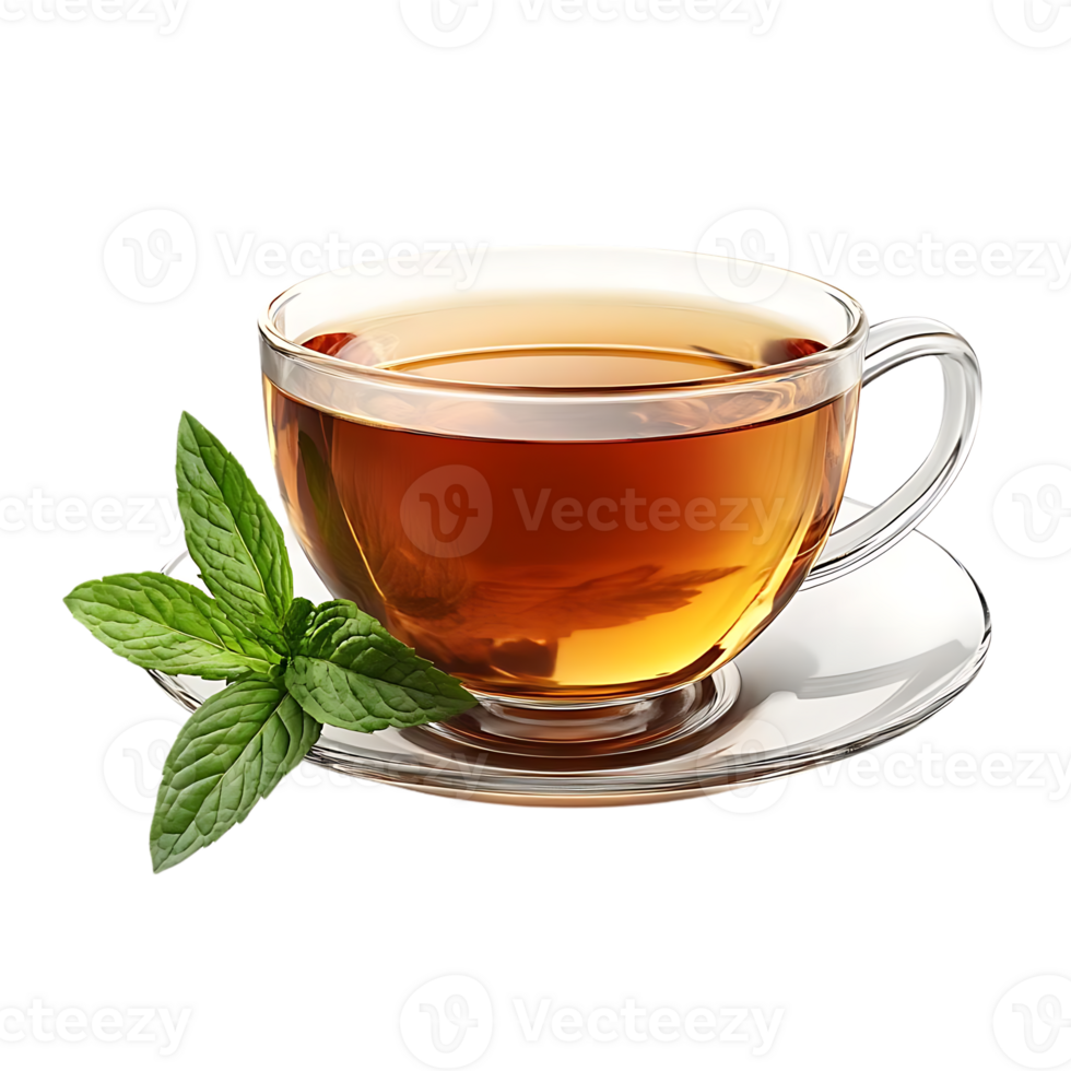 A Cup of Refreshing Tea with a Transparent Background, Perfect for a Relaxing Moment png