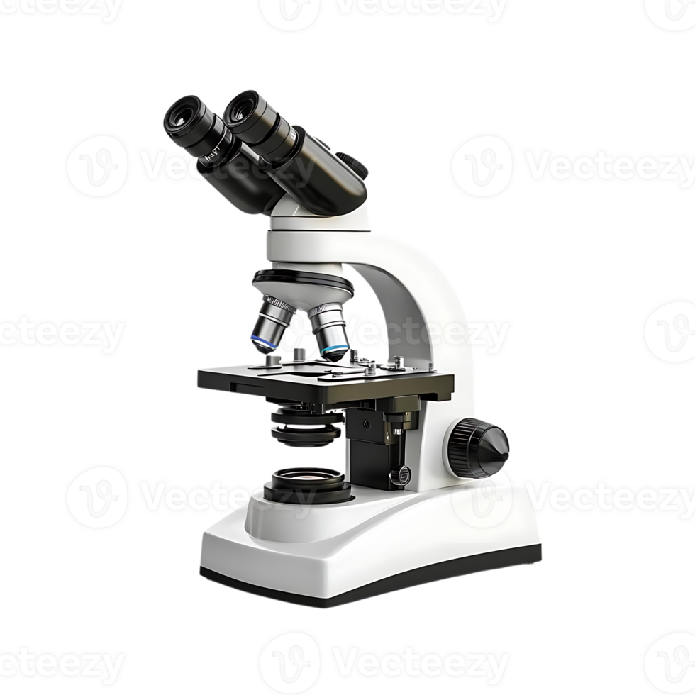 Explore the Microscopic World with a Powerful Microscope, a Tool for Scientific Discovery and Transparent Background png