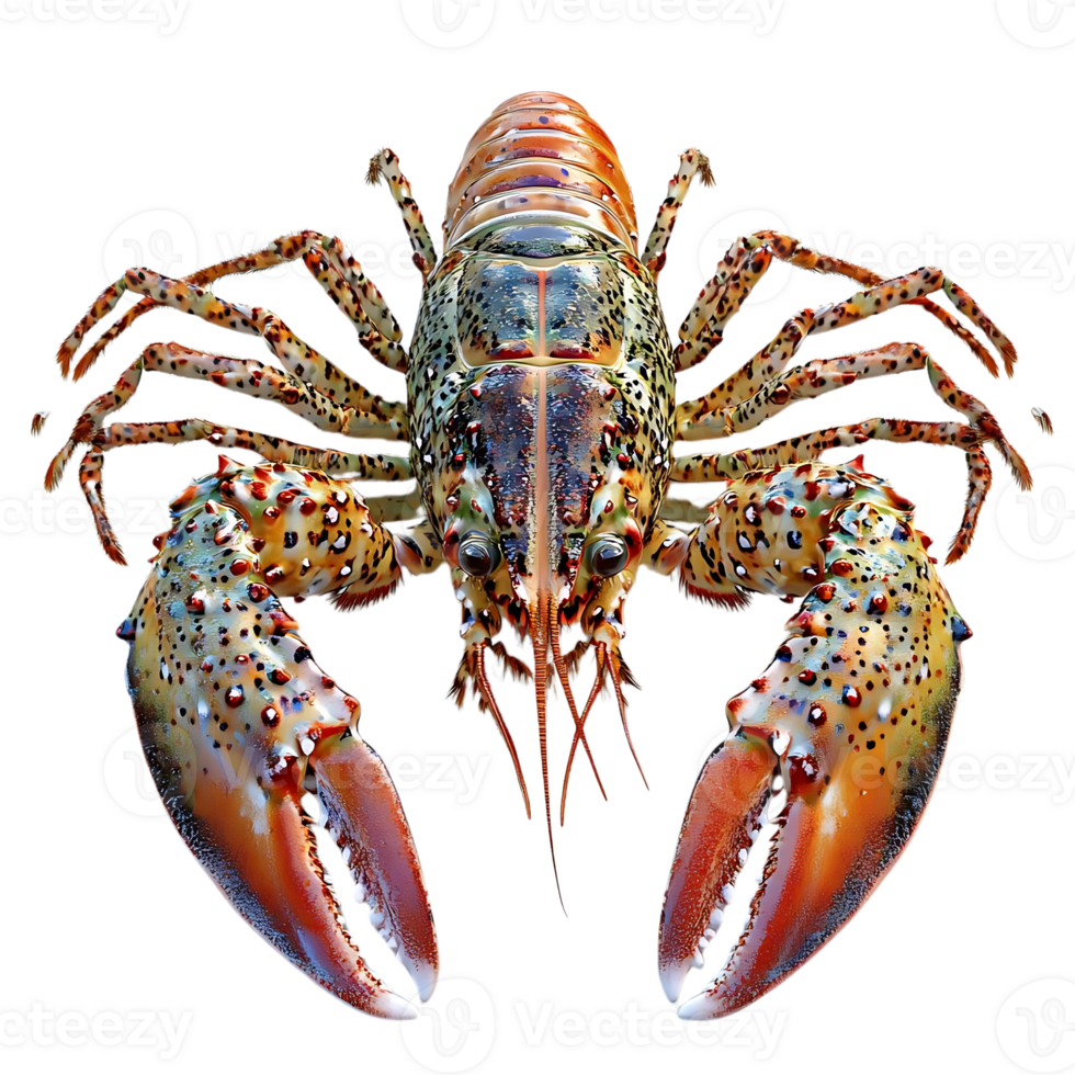 Lobster with Transparent Background,  A Colorful and Detailed Look at a Delicious Sea Creature png