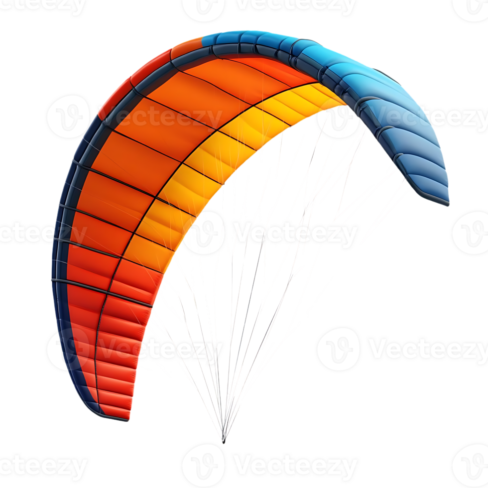 Colorful Kite Soaring High in the Sky with a Transparent Background png
