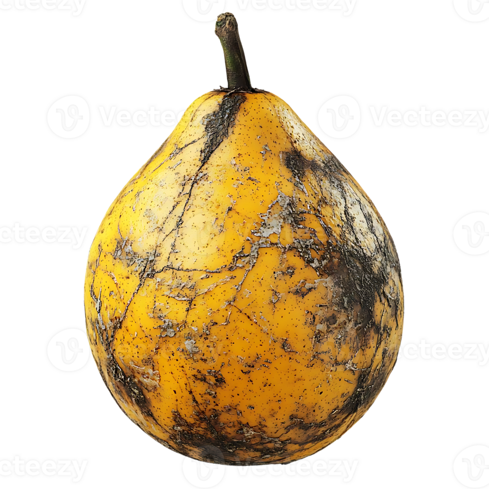 Ripe Yellow Pear with a Transparent Background, a Delicious and Juicy Fruit with a Smooth Skin png