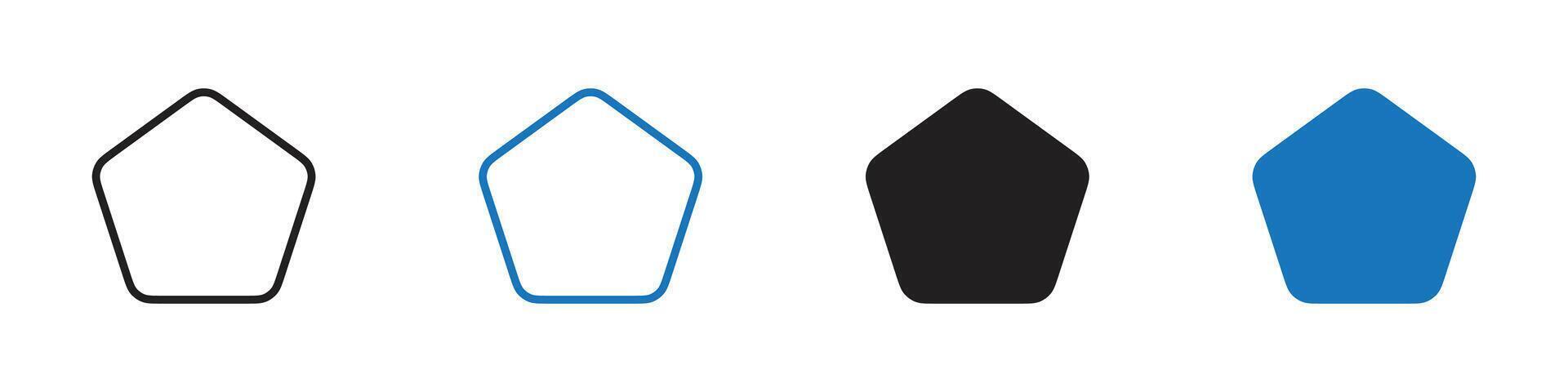 Quarter icon set outline vector