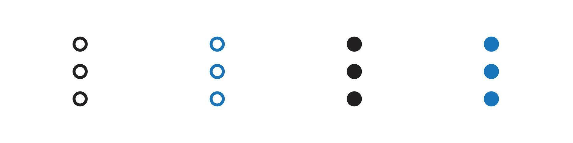More icon set outline vector