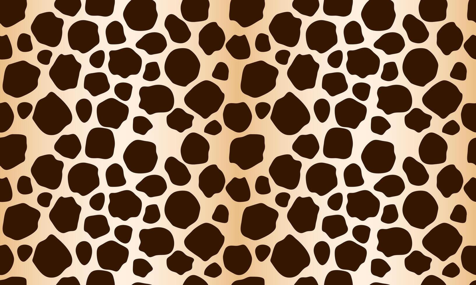 Repeating seamless pattern with cheetah skin pattern for fabric, paper, print and web. vector