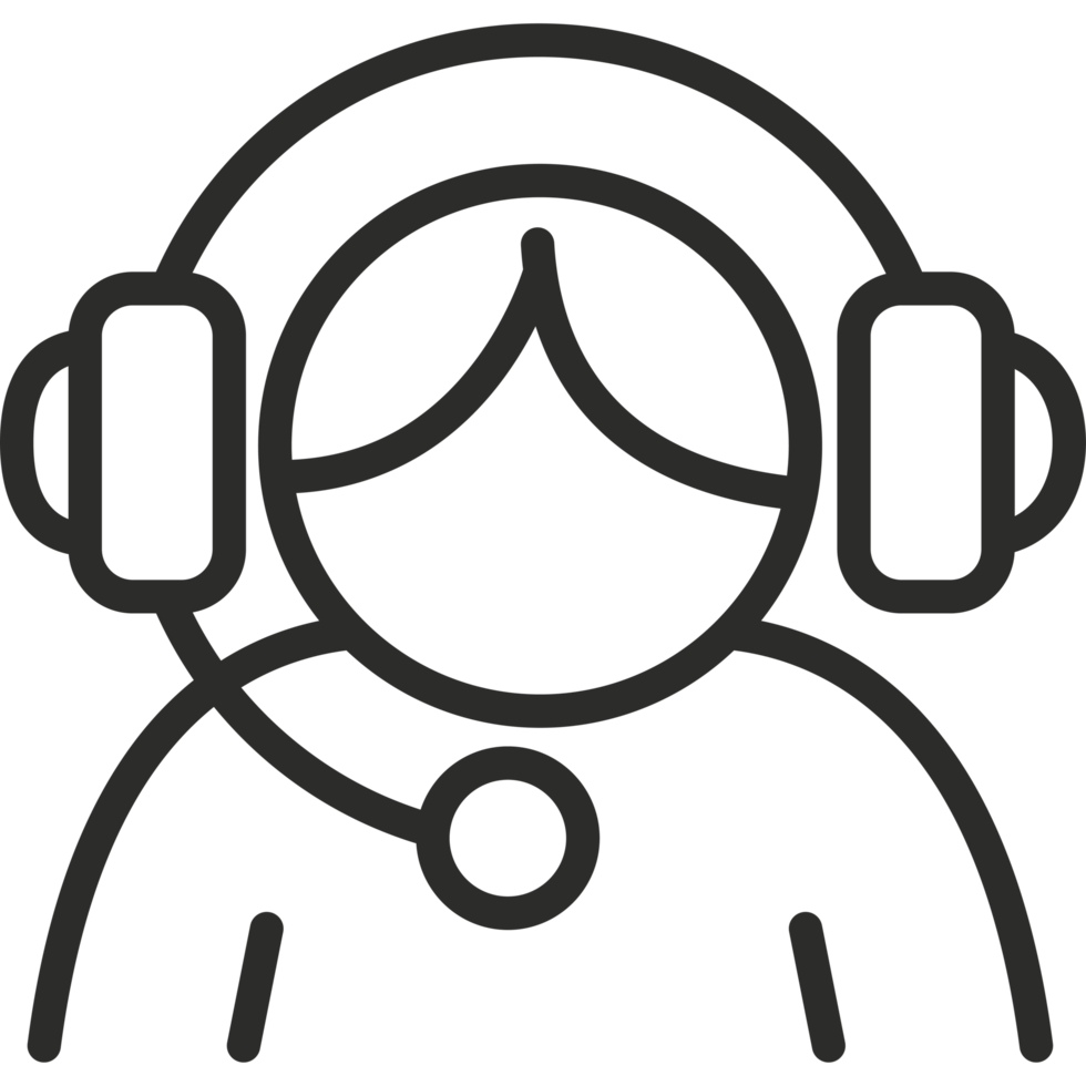 Call center agent icon png