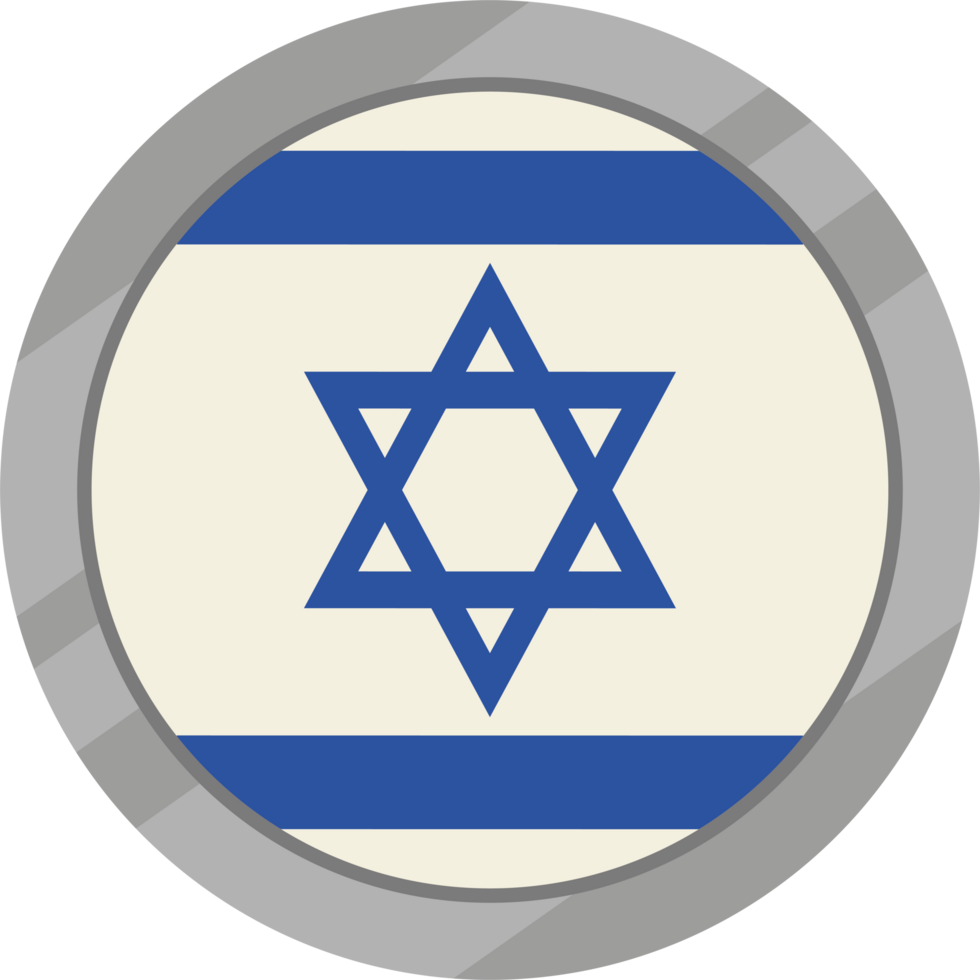 Israel flag icon illustration png