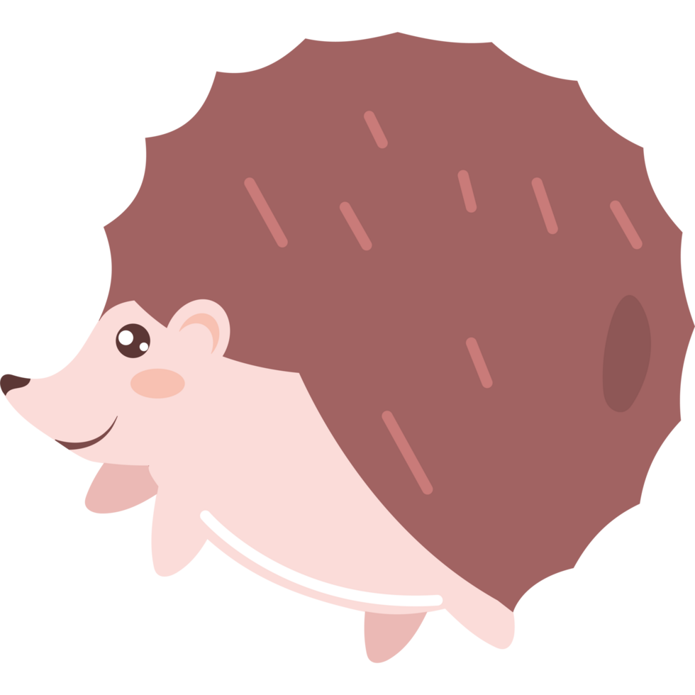 A hedgehog is standing on its hind legs png