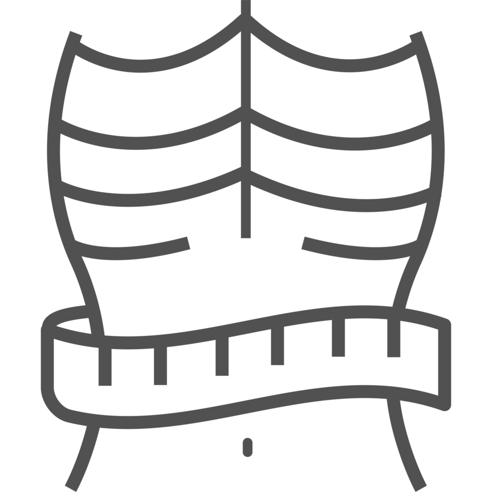 A black and white illustration of a waistband png