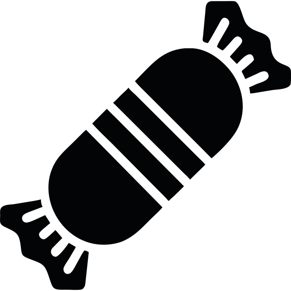 A black and white image of a candy bar png