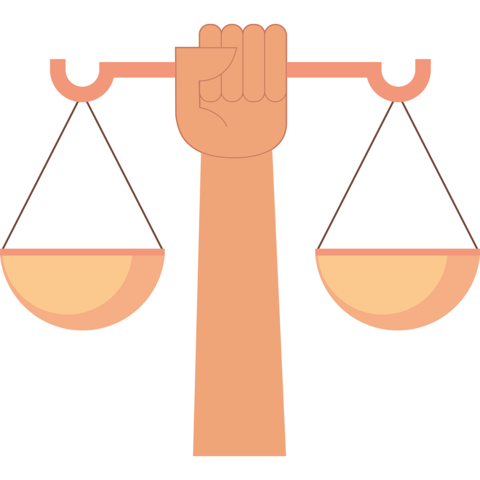A hand holding up a scale with two scales on it png