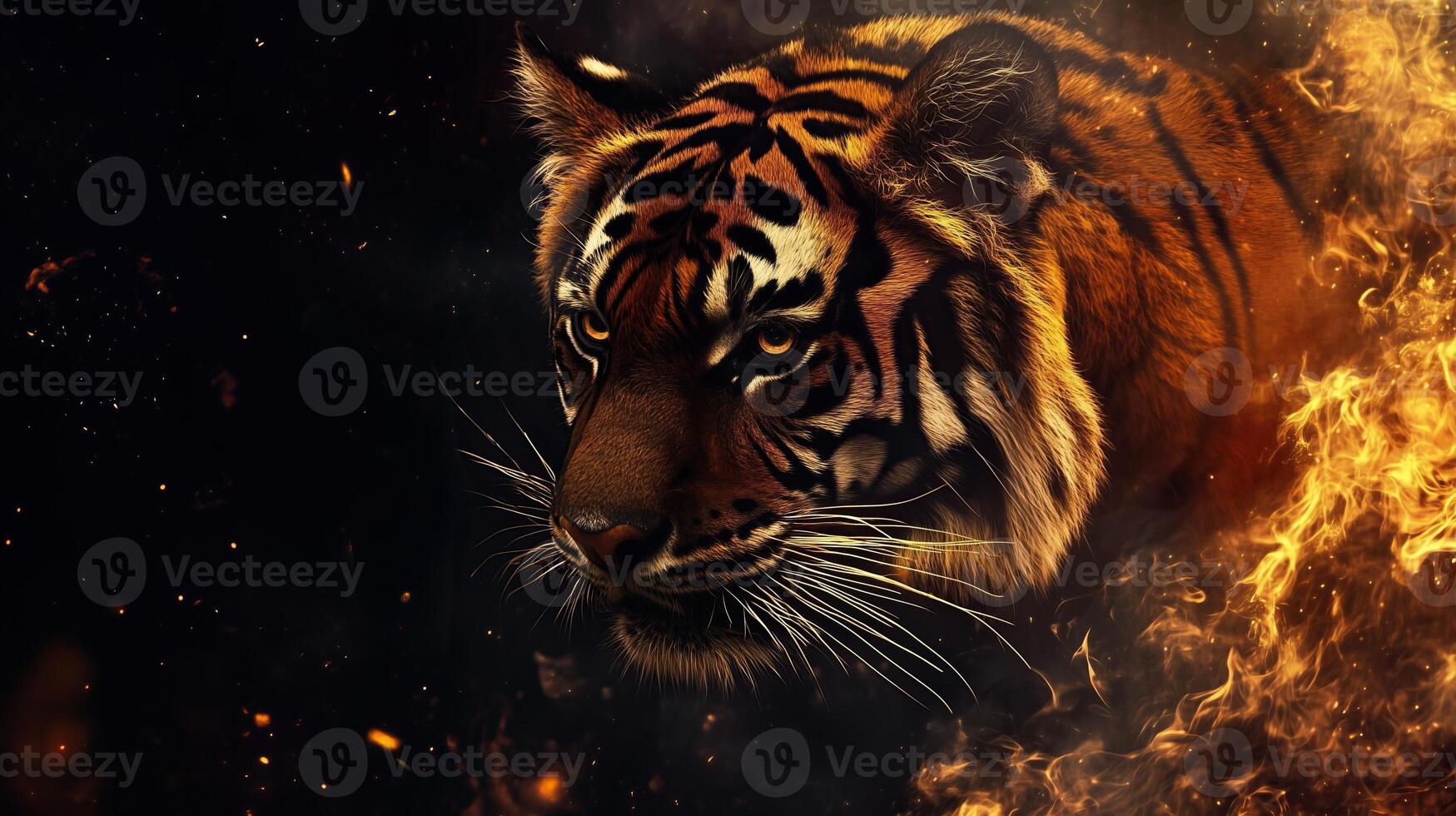 Tiger amazing background HD wallpaper photo
