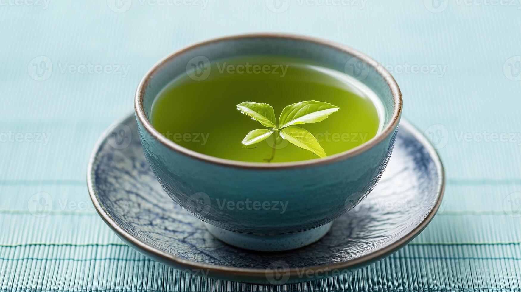 Green japanese tea photo