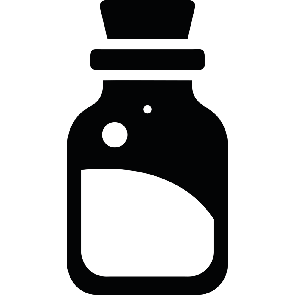 A bottle with a lid on it png