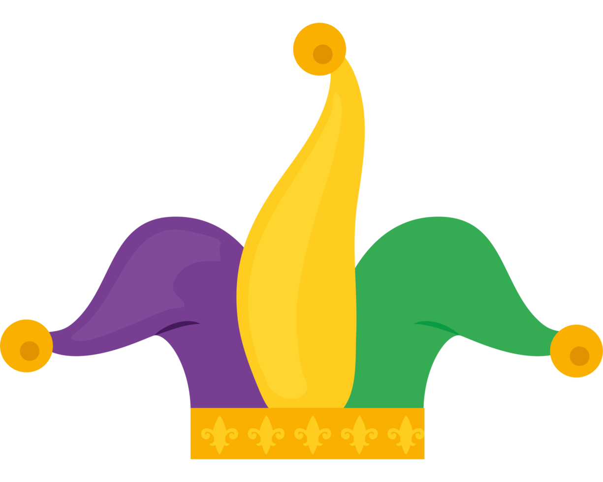 Mardi gras hat clipart png