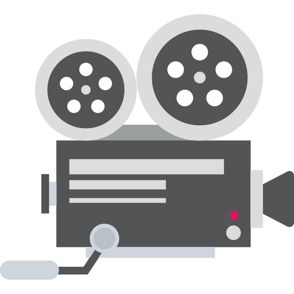 un' film telecamera icona con Due film bobine png