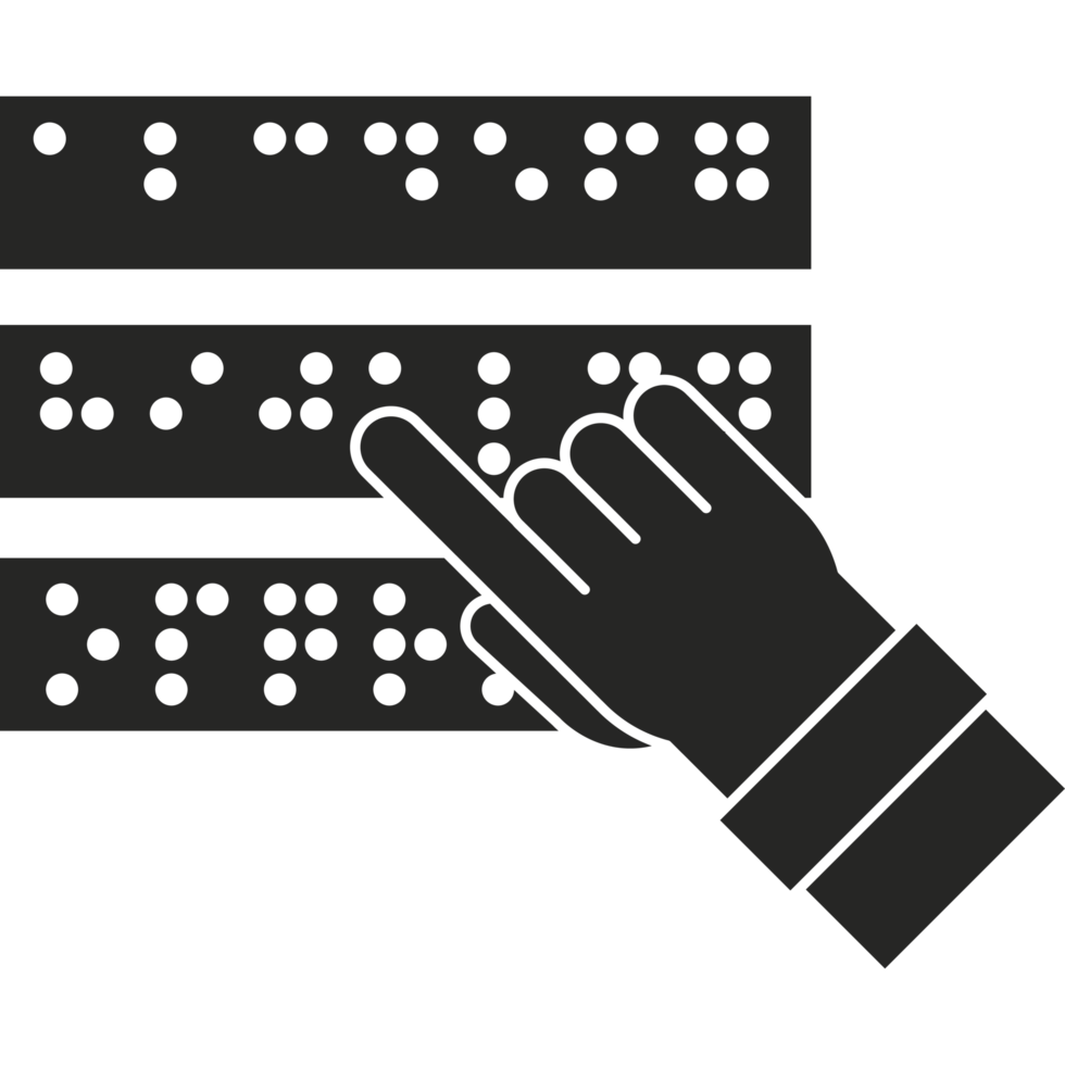 A hand pointing at a row of dots png