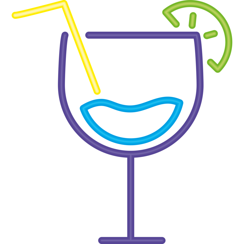 A drink with a lime and straw png