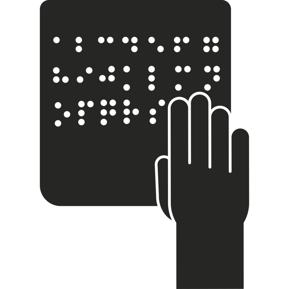 A hand holding a tablet with dots on it png