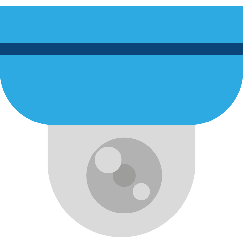 un' blu e bianca telecamera icona png