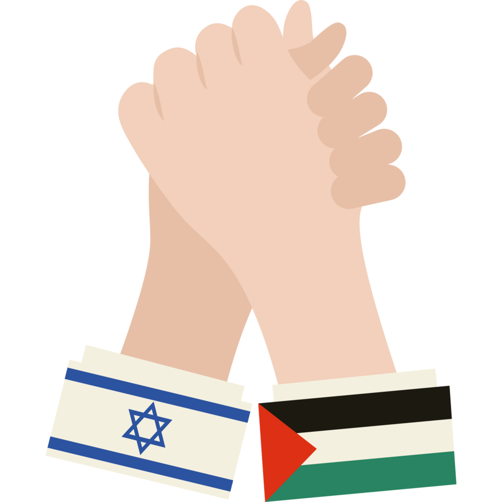 Israel and palestine flag png