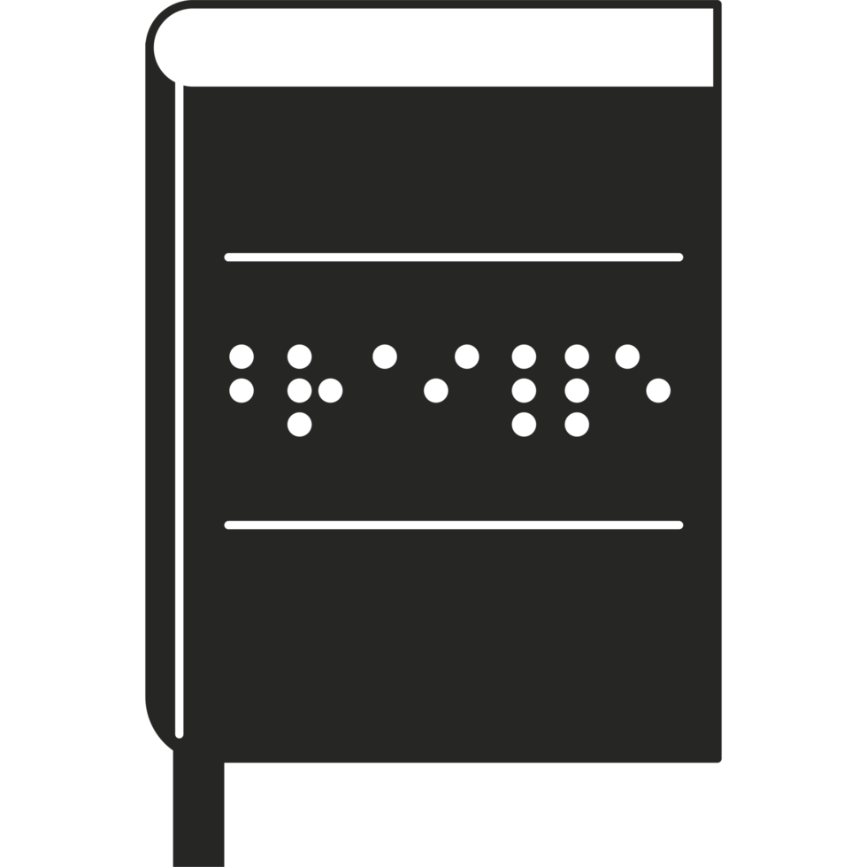 A black book with dots on it png