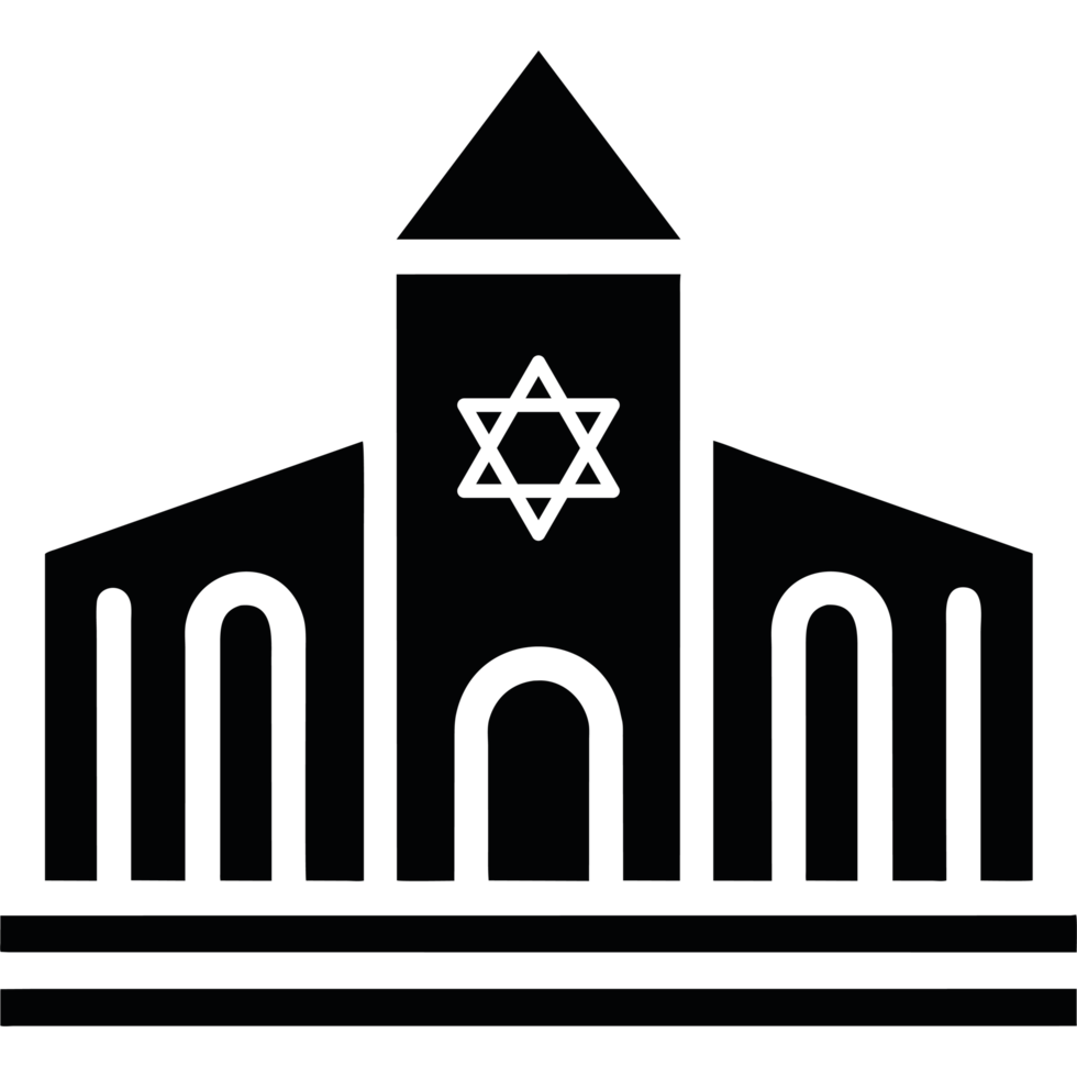 The logo for the temple of israel png