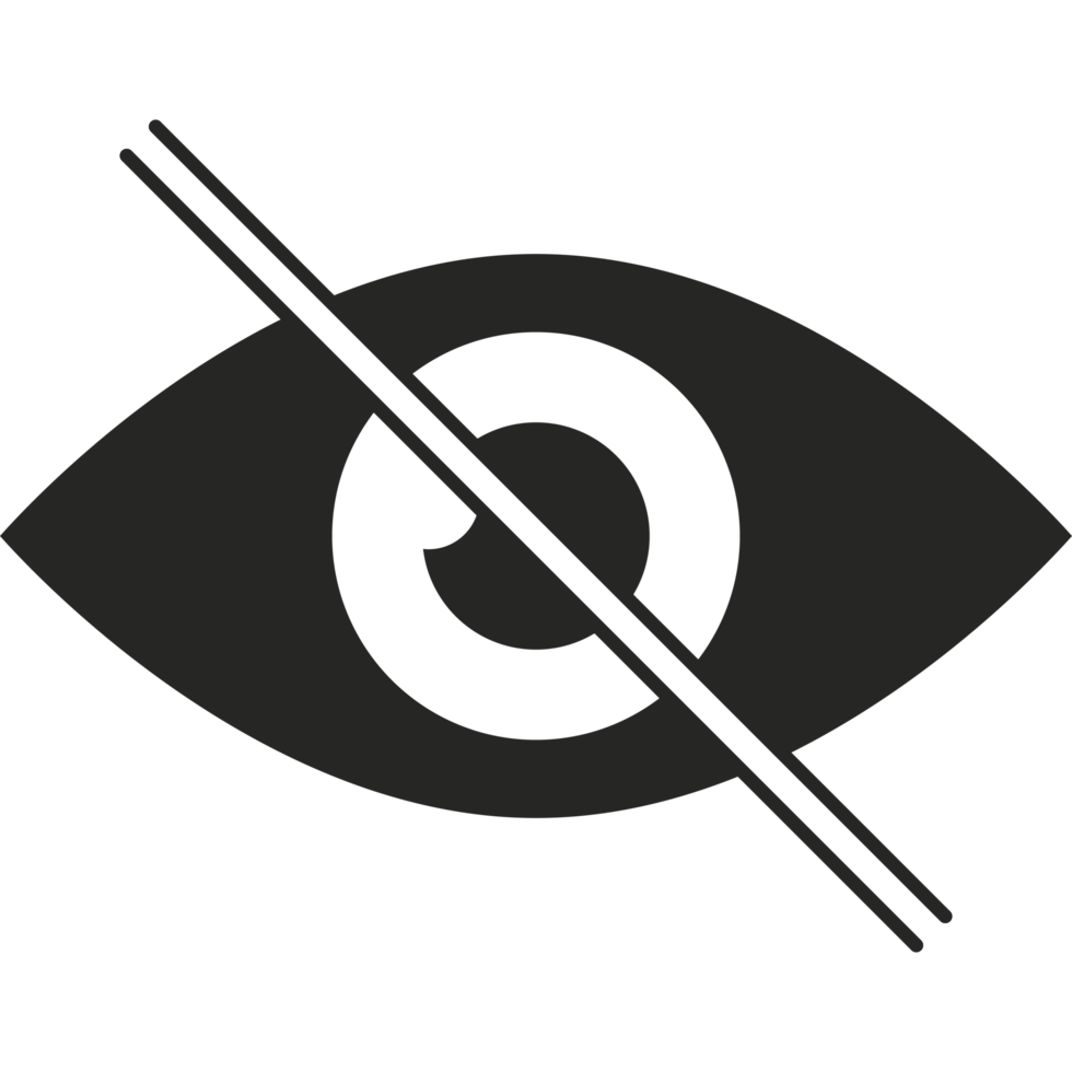 No eye icon png