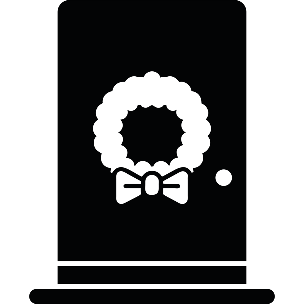 A black and white image of a hat on a table png