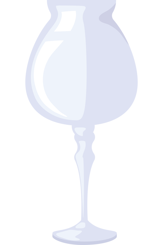 A white glass vase with a white base png