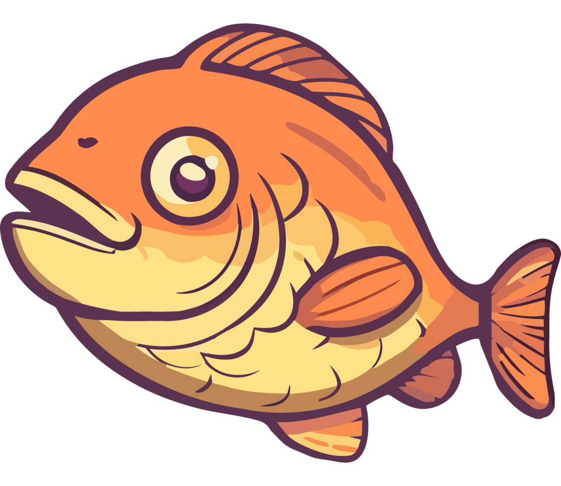 Fish icon for a game png