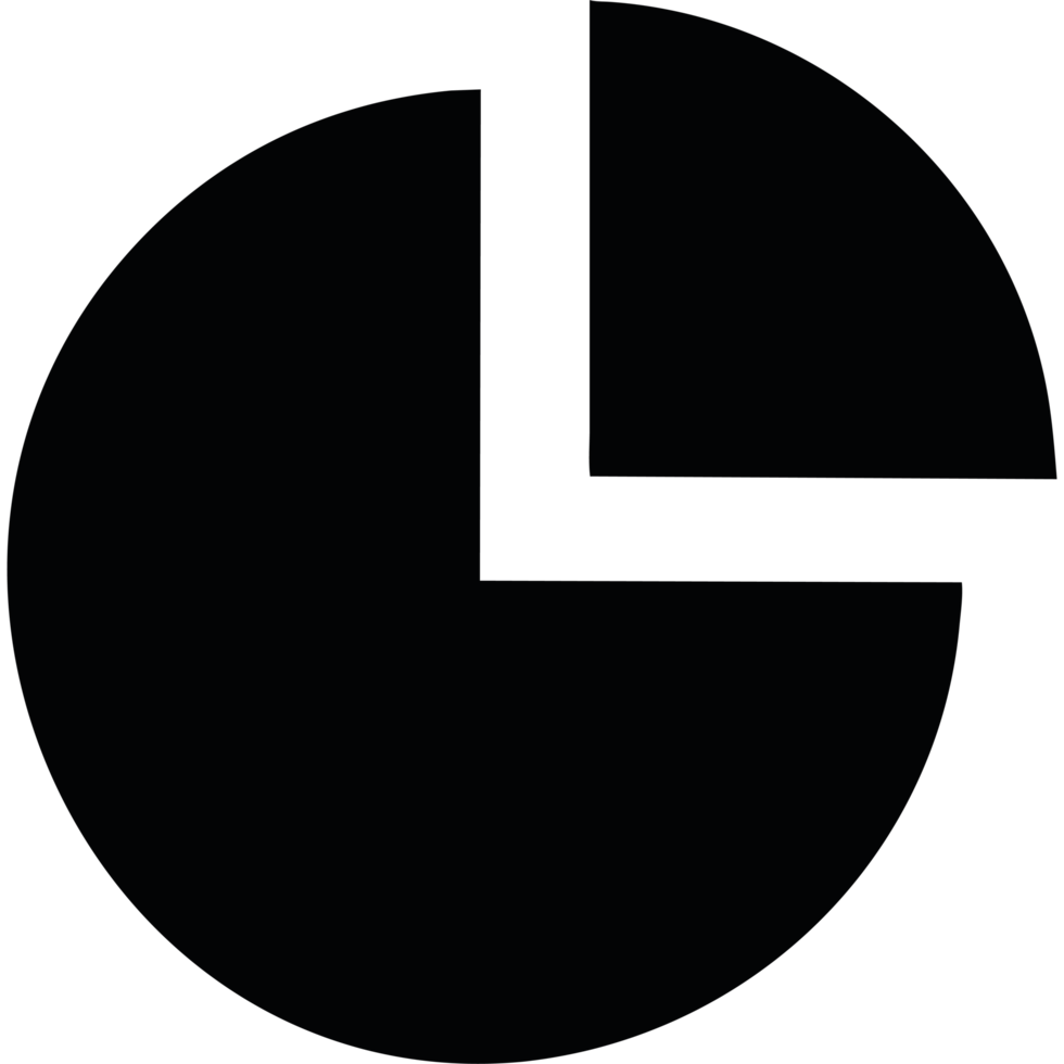 A black circle with a white square in the middle png