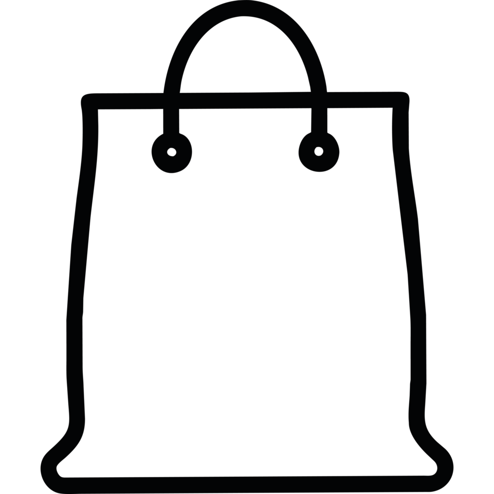 Shopping bag icon transparent png
