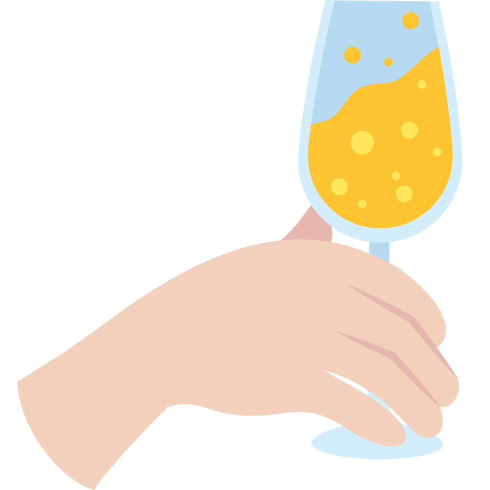 A hand holding a glass of beer png